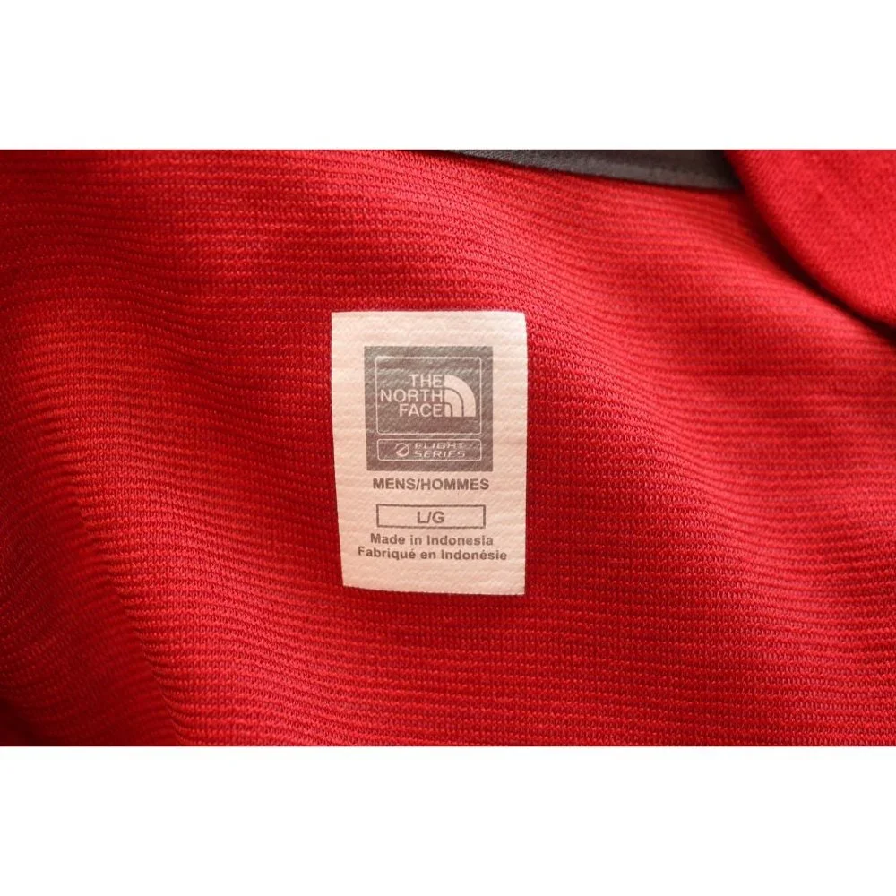 The North Face men's VaporWick wool‎ blend 1/4 zip pullover sweatshirt L